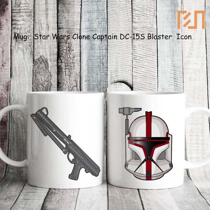 Mug Star Wars Clone Captain DC-15S Blaster icon