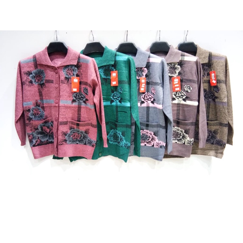 Mantel Sweater Ibu / Mantel Wanita Outer (#252)