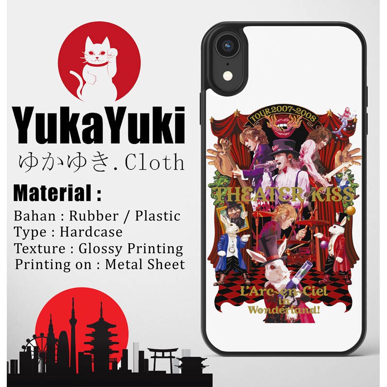 Case 2D L arc en ciel - Theater Of Kiss 2007 - 2008 ( Untuk Semua Type HP )