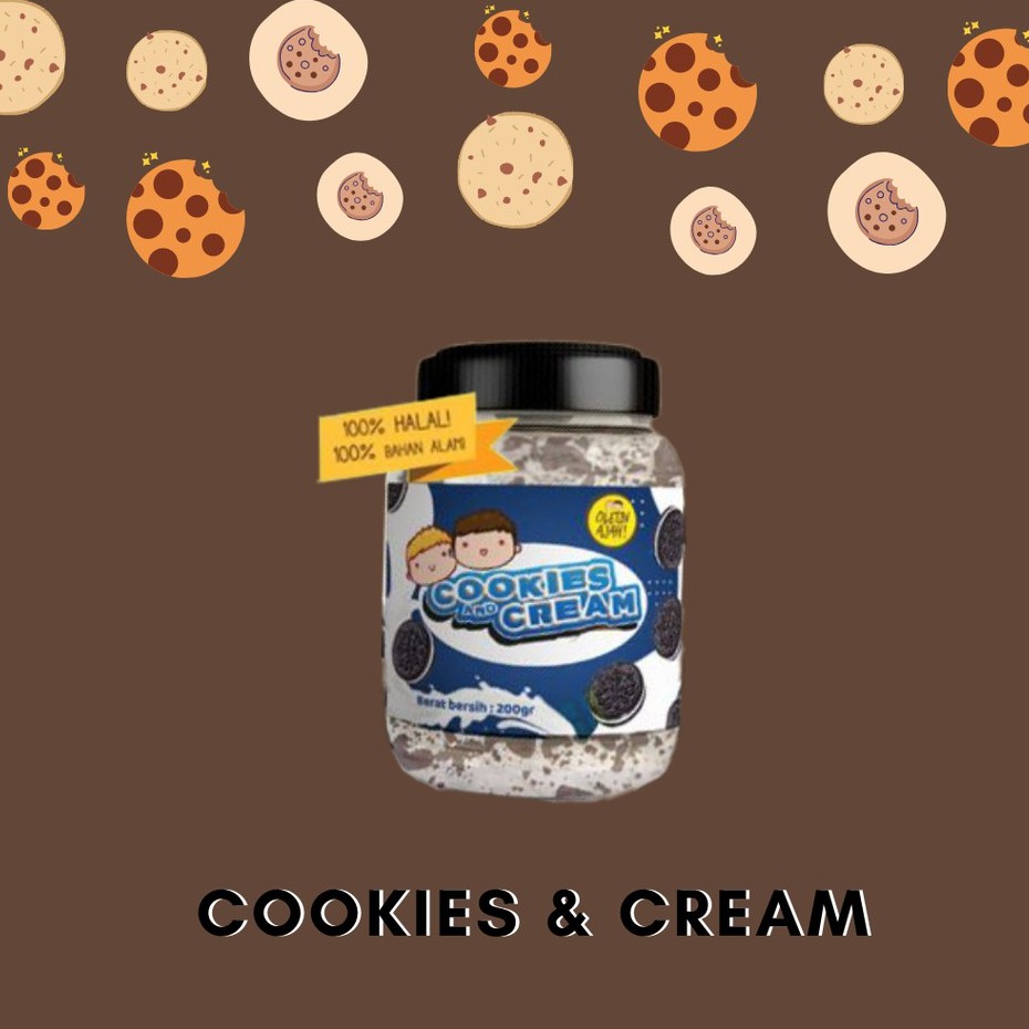 

COOKIES AND CREAM selai kekinian