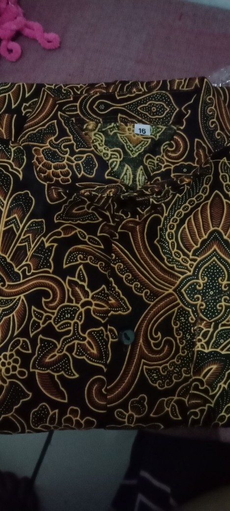 Kemeja Batik Anak Lengan Panjang