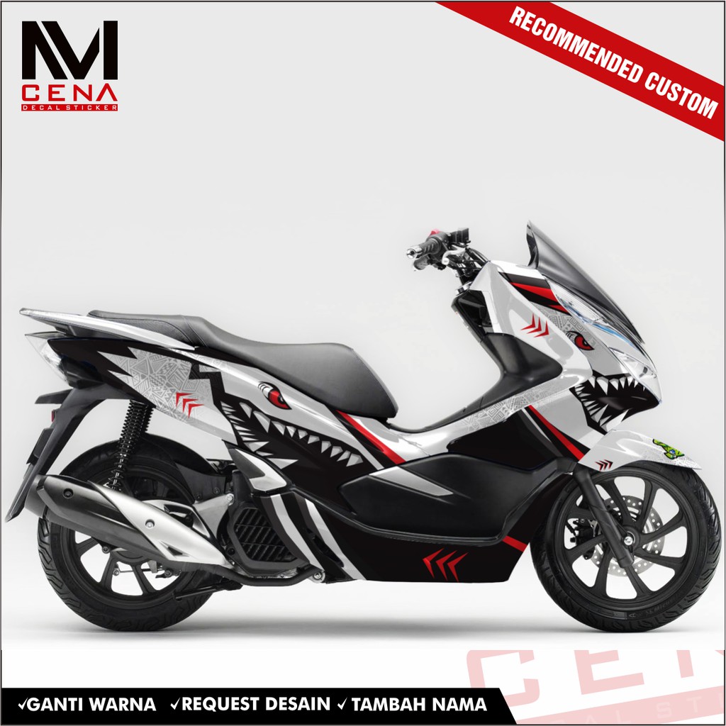 Decal Sticker PCX Fullbody Decal PCX Shark