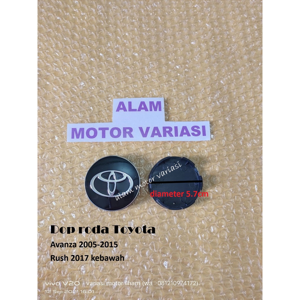 Dop Roda Tutup Velg as Avanza 2005-2015 Rush 2017 kebawah