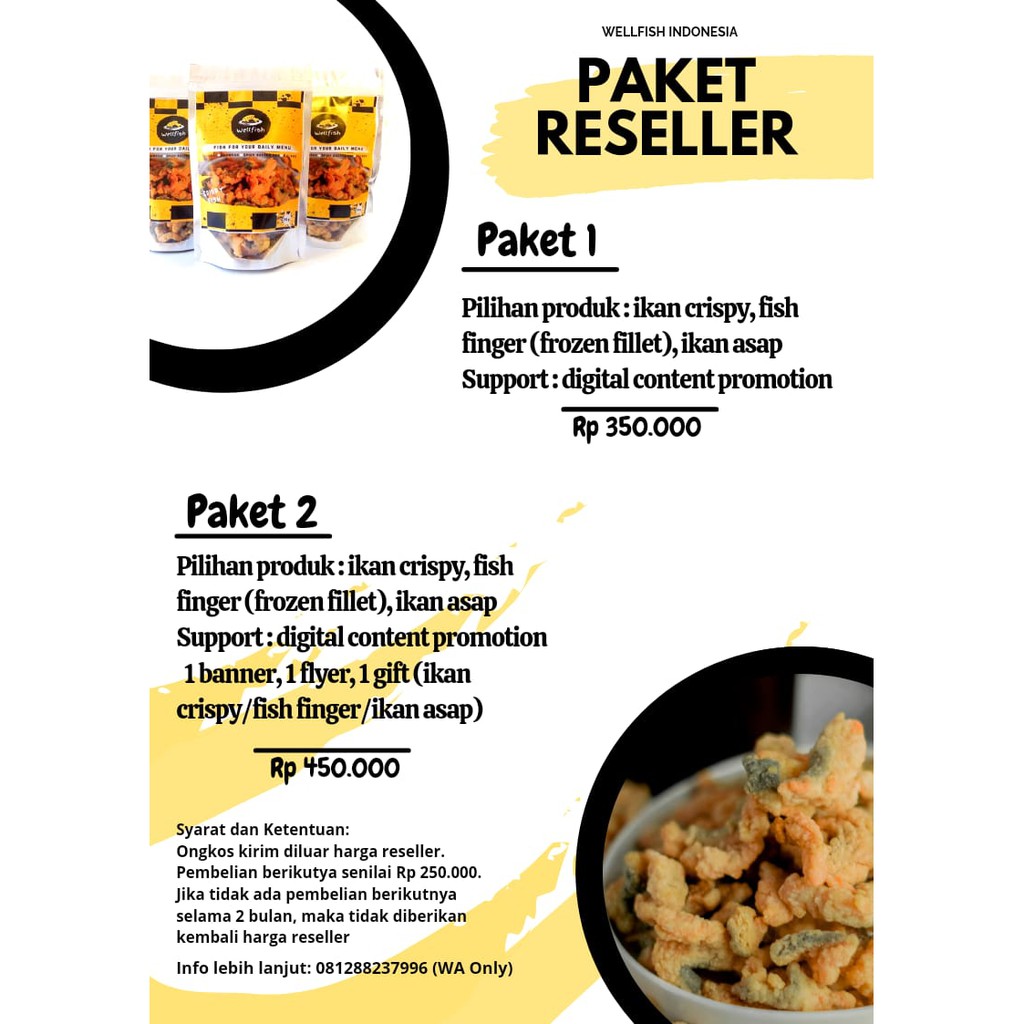 

PAKET RESELLER | CRISPY FISH | FISH FINGER | IKAN ASAP