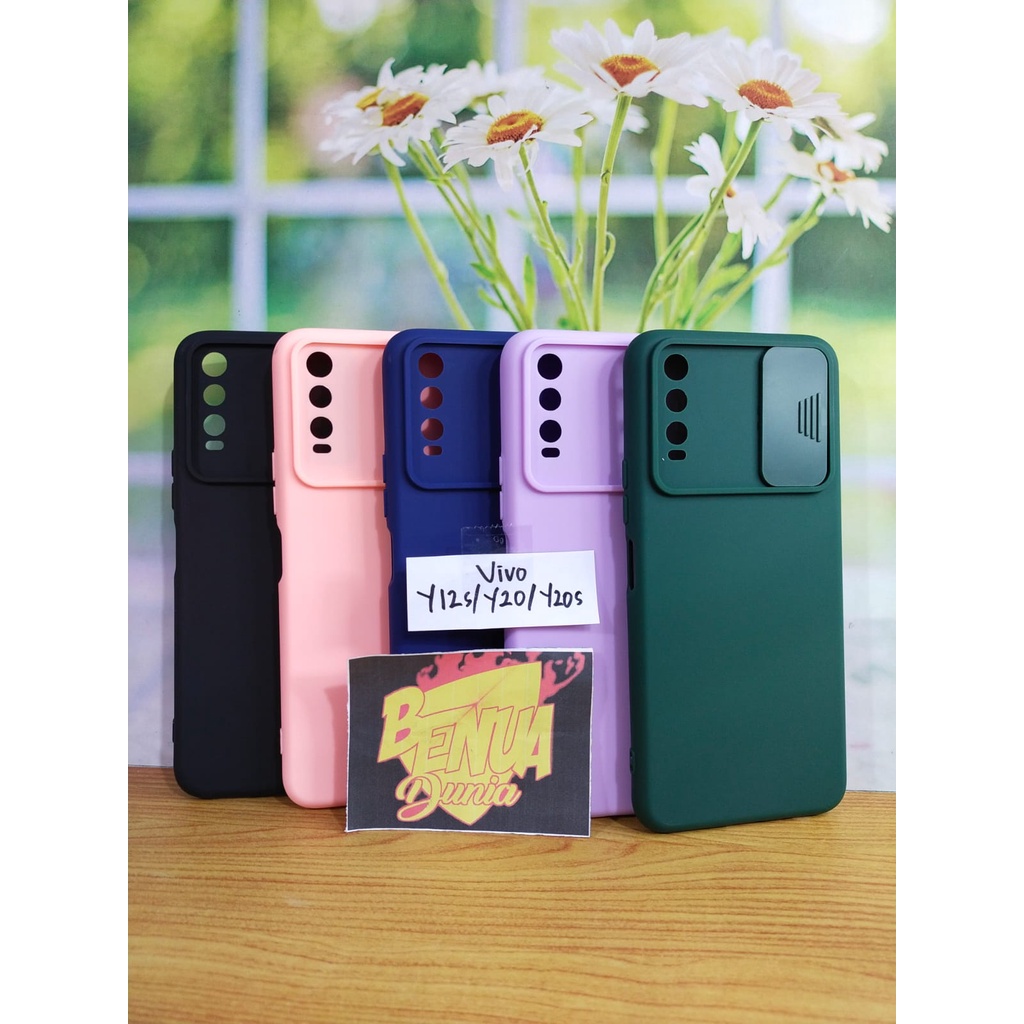 CASE VIVO Y30/Y50 // CASE SLIDE MACARAN PLUS PELINDUNG KAMERA VIVO Y30/Y50 - BD