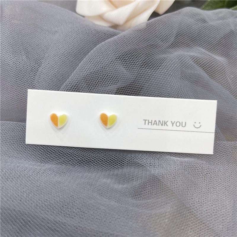 S925 Silver Needle Ceramic Earring Combination Exquisite Small Cute Simple Girl Student Earrings Wholesale 2021-08