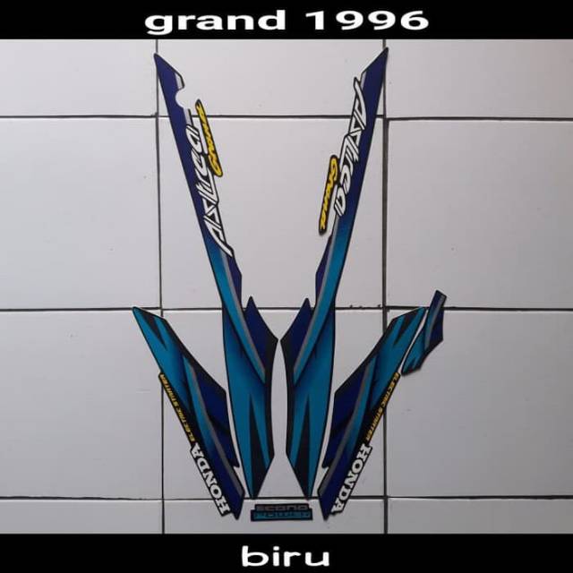 Striping astrea grand 1996 biru
