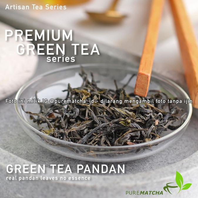 

[[BISA COD]] Artisan Tea Cafe - Green Tea Pandan TBW 100g Teh Hijau wangi Pandan PRODUK TERBATAS