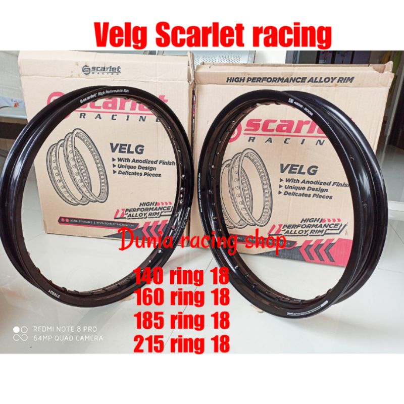 Velg Scarlet Pelek Lingkaran Scarlet racing 140 160 185 215 18 Velg jari jari velg Scarlet 140 18 160 18 185 18 215 18