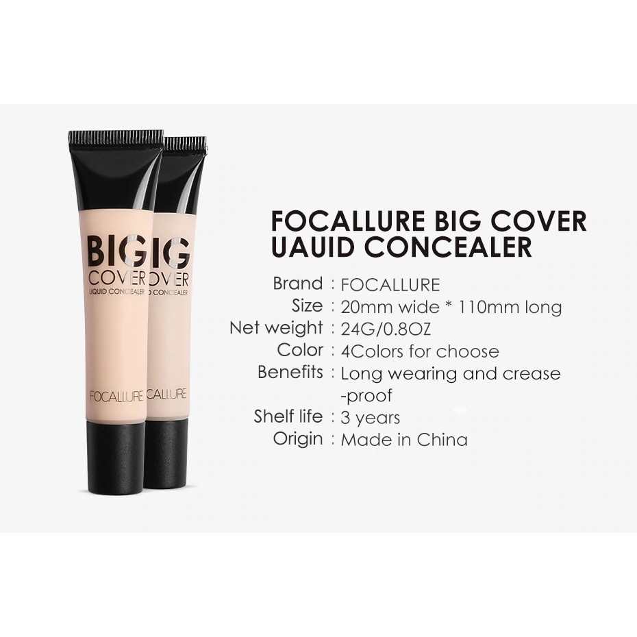 Focallure Liquid Concealer Tube Focallure Conceler Focallure Consealer Focallure Conseler Focallure Concealer Focallure Focallur Fucallure Foccalure