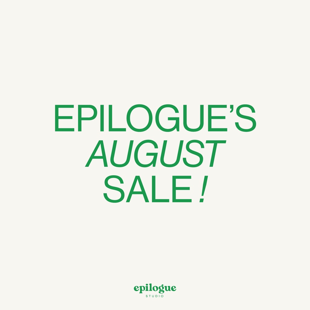 Epilogue's August Sale