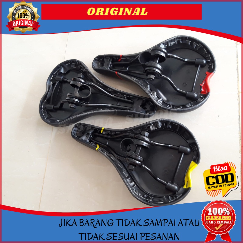 SADDLE TURANZA Sadel Sedel Jok Sepeda Sepedah MTB GUNUNG Dewasa Murah Empuk