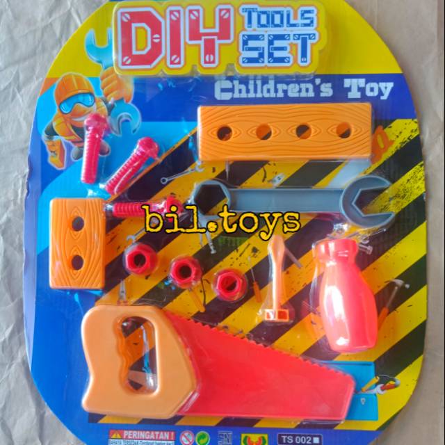 MAINAN ALAT PERTUKANGAN DIY TOOLS SET