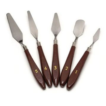 

V-Tec Painting Knife Set 5 pcs VT 005 / Pisau Palet VT-005 / Pisau palet yang VT 005