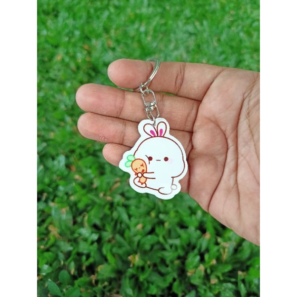 Gantungan Kunci Kelinci lucu | Ganci akrilik kelinci | kelinci | gantungan kunci kelinci | gantungan