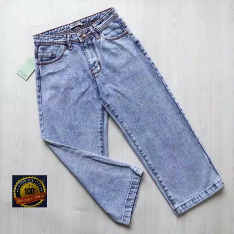 celana jeans kulot trending