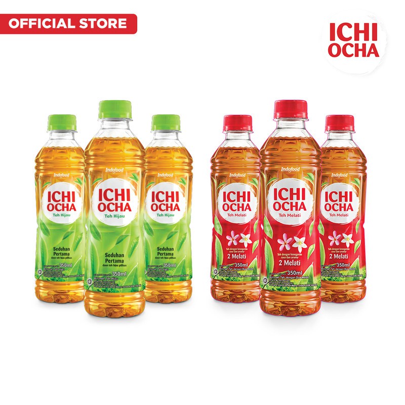 

ICHI OCHA TEH MELATI DAN TEH HIJAU 350ML