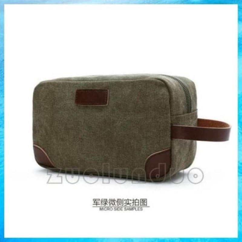 Handbag clutch tas kanvas mugu original legums tas tangan pria_wanita