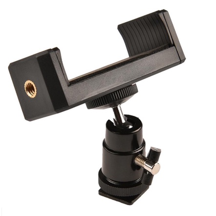 Mini Ball Head Hot Shoe Ballhead Adapter Tripod Mount