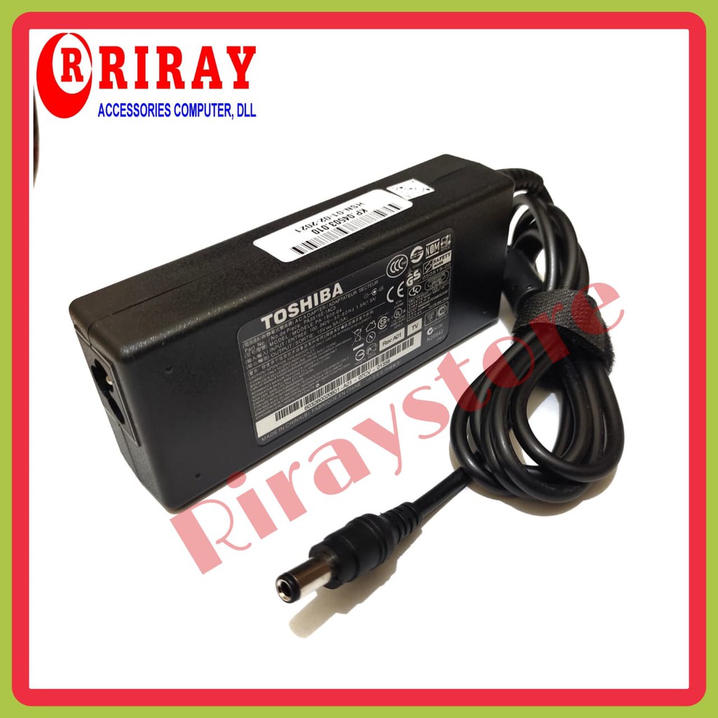 Adapter Charger laptop Original Toshiba Portege R930 R935 Z930 T210 T210 19V 2.37A Free Kabel Power