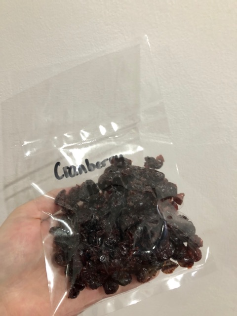 Cranberry Dried 100 Gram / Buah Kering Cranberi