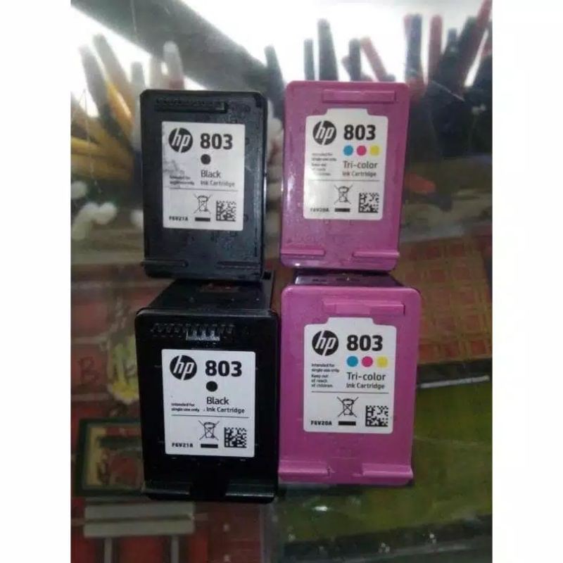 dicari tinta hp 803 bekas yg belom pernah di refil