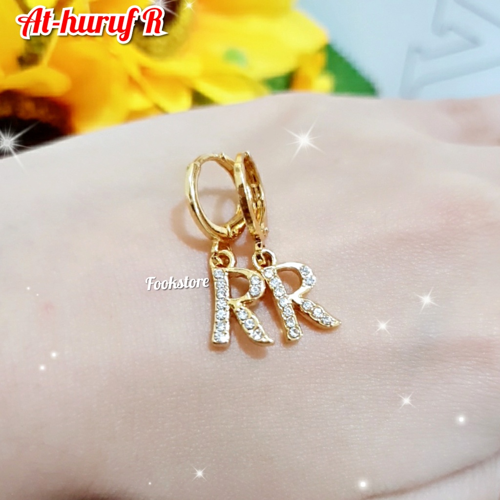 ANTING HURUF XUPING /ANTING Alfabet/ANTING INISIAL FASION KOREA COD