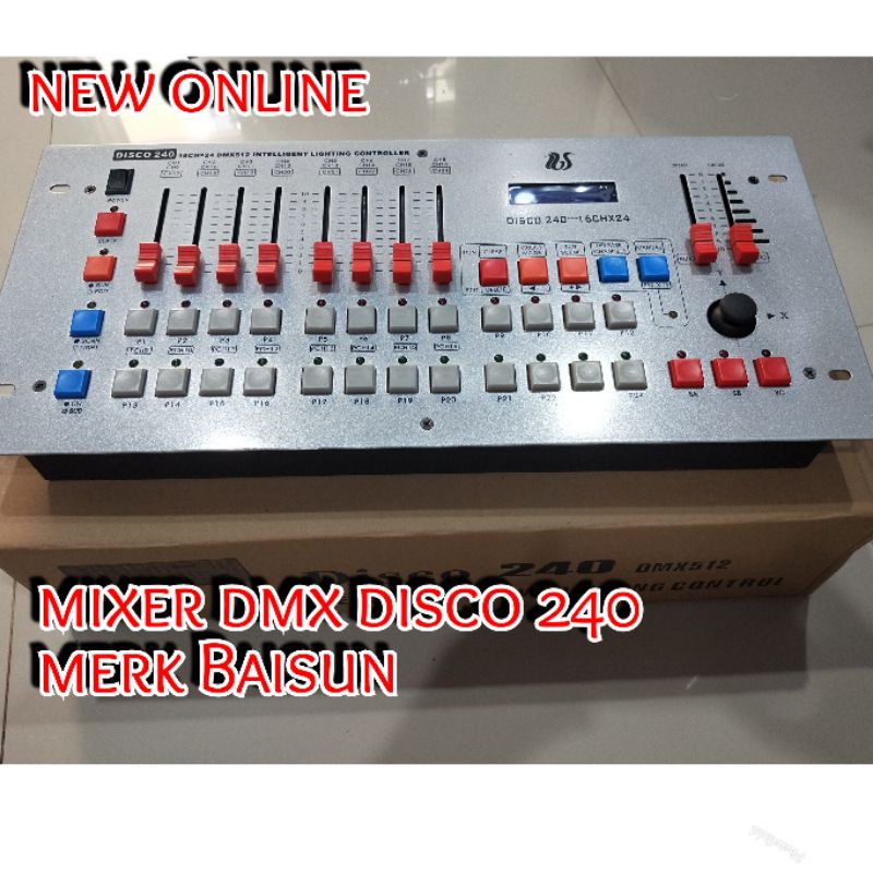 MIXER LIGHTING DMX DISCO 240 MERK BAISUN