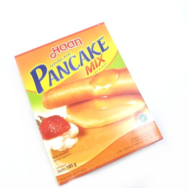 

pakai-siap-tepung-bumbu-tepung- haan pancake mix vanilla 180gr / pancake mix cheese 150gr - cheese