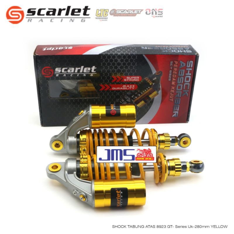 shockbreaker tabung belakang scarlet tabung aktip 340 tiger cb 150 supra x rxk mega pro verza blade