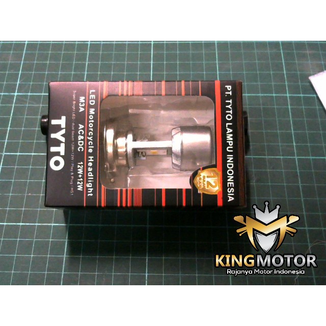 Bohlam Lampu Bulb Depan VIX LED 12V/35W TYTO