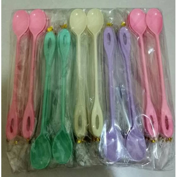 Souvenir Pernikahan Sendok Bayi sendok jus kemas plastik
