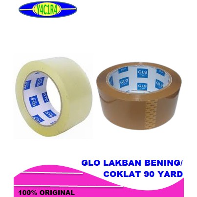 

GLO Lakban Bening/Coklat 90 Yard