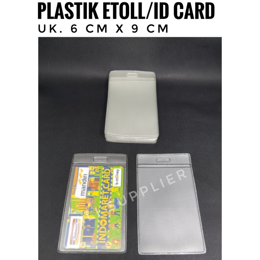 Plastik sampul cover Plastik kartu ATM / KTP / Etoll / Kartu Nama / SIM