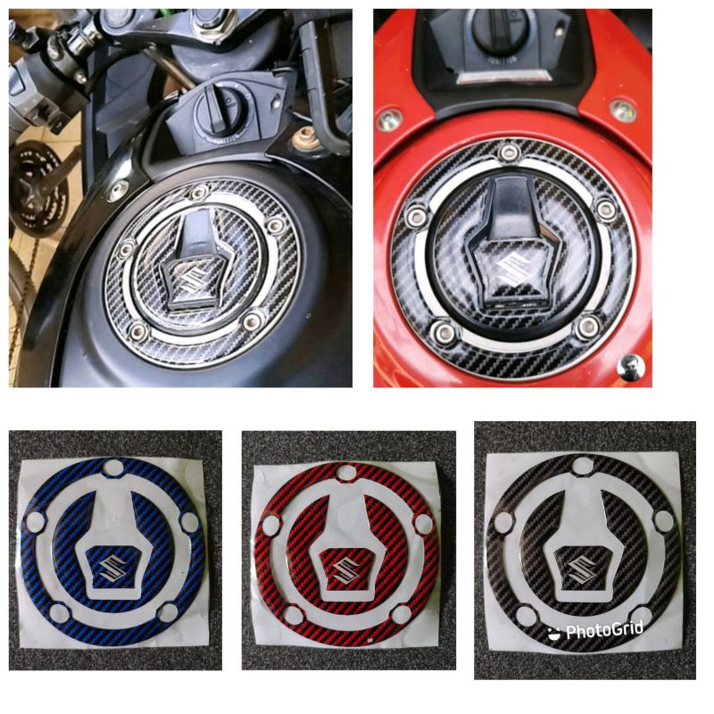 EMBLEM TIMBUL LOGO TUTUP TANKI MOTOR SUZUKI GSX