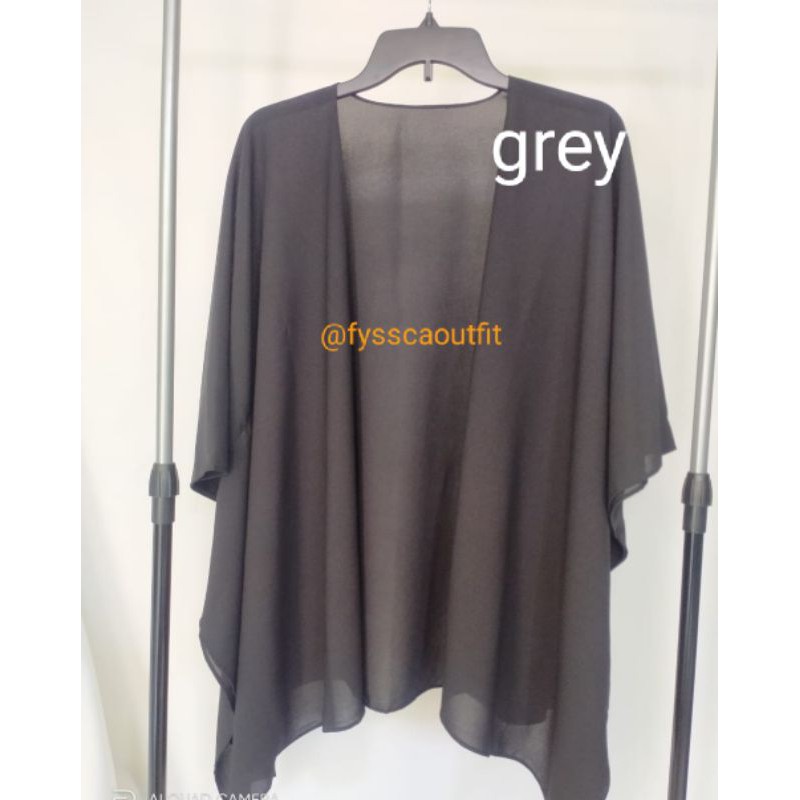 outer sally batwing polos / outer pendek premium diamond wanita terbaru by fyssca outfit