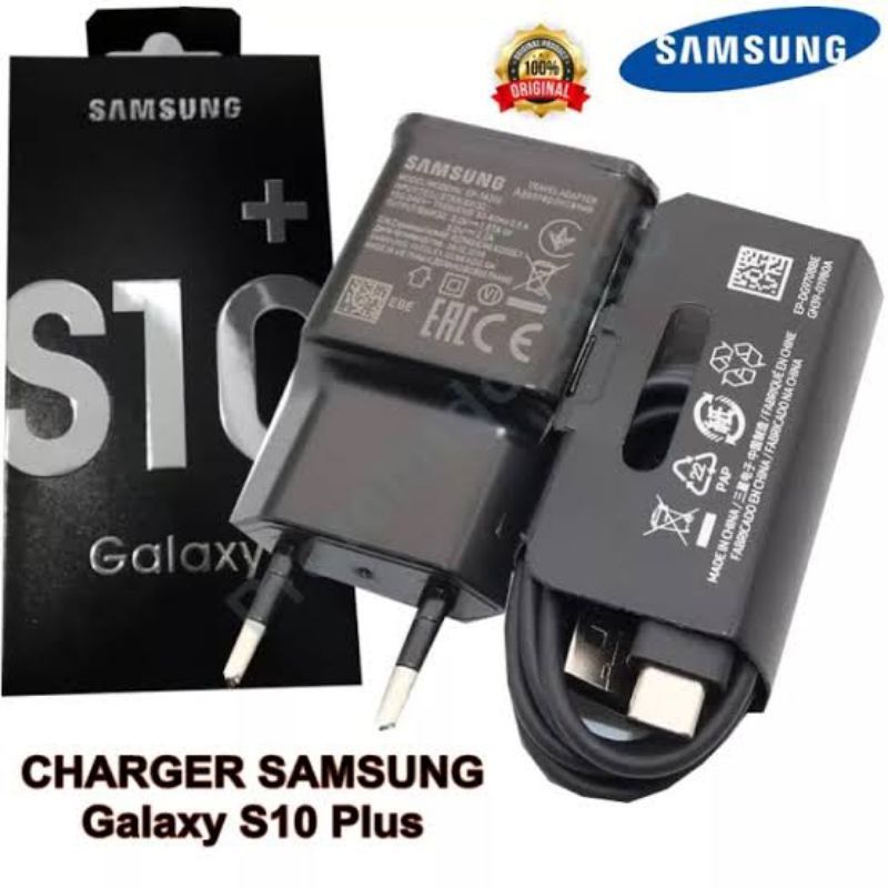 CHARGER/CAS HP SAMSUNG S10+ FLAST CHARGER ORIGINAL  /A10/A20/A50/s10+/s8/s7