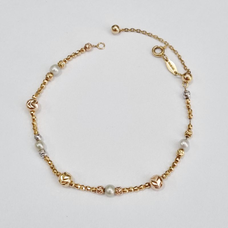 2.78 gram - Gelang Emas Candy Serut 16-20 cm Kadar 375 (8K) - AL18