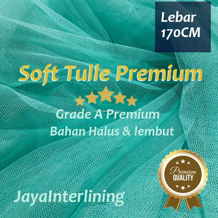 Kain Soft Tile Tulle  Polos HALUS PREMIUM