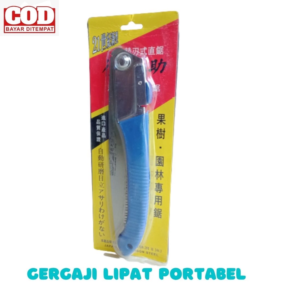 Gergaji Lipat Portabel -Gergaji Bonsai Lipat - Gergaji Kayu Mini Lipat Portabel Ringan Folded Mini Gergaji Bonsai Mini