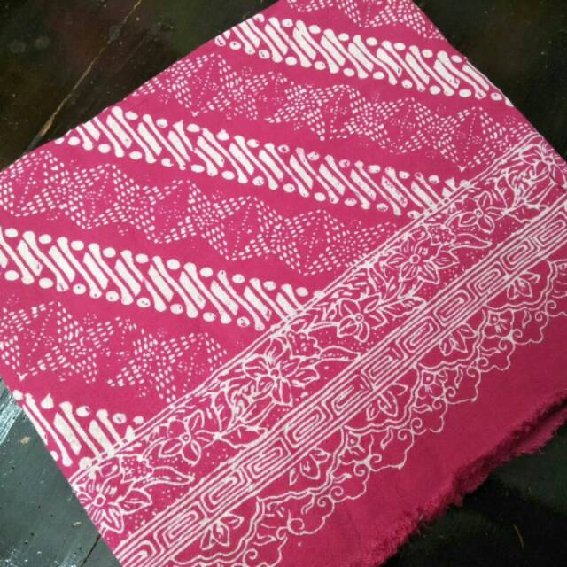 Batik cap bahan paris