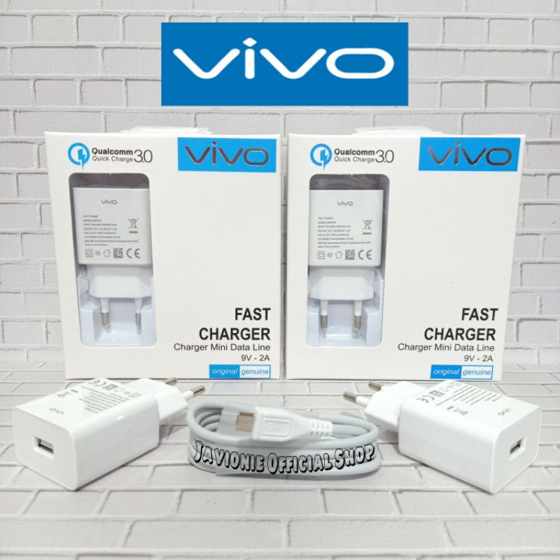 CHARGER CAS VIVO ORIGINAL Y71 Y81 MICRO USB 18W FAST CHARGING