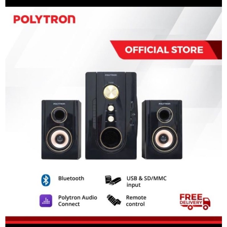 Speaker Multimedia Polytron PMA 9300 Black/White