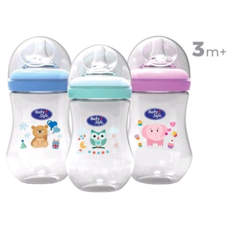 BABY SAFE Botol Susu Wide Neck 250 ml WN02 WN05