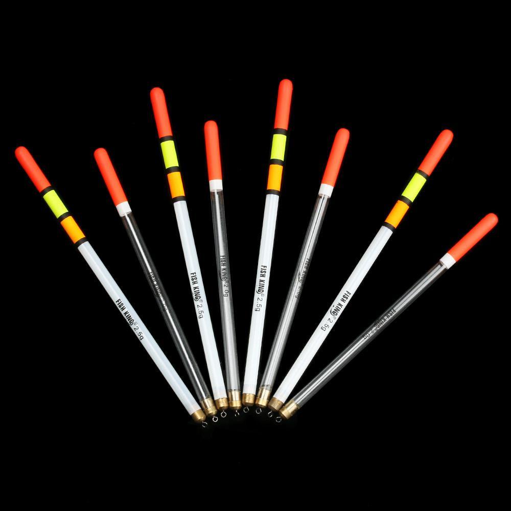 Suyo 10Pcs / Set Waggler Apung Transparan 2.0 / 3.0G Kualitas Tinggi Aksesoris Memancing Outdoor