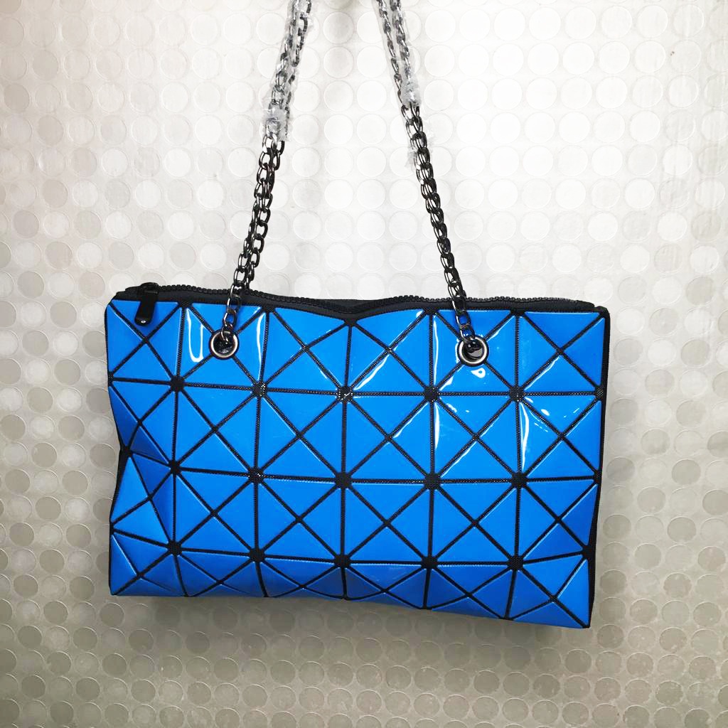 Tas Jinjing Bahan Kulit Warna Biru/ Tas Wanita / Sling Bag