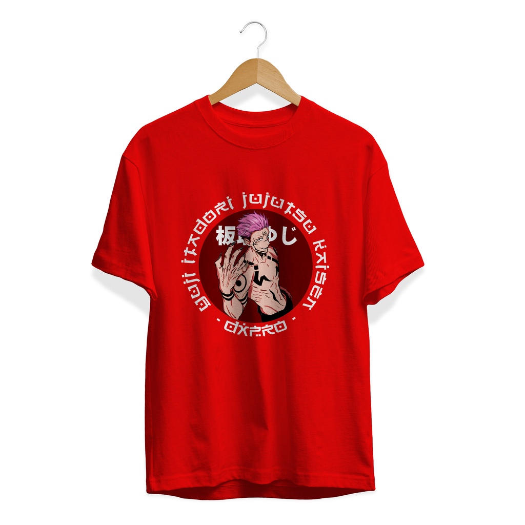 T-SHIRT KAOS ANIME GOJOUSATORU JUJUTSU KAISEN ITADORI YUUJI ANIME MANGA