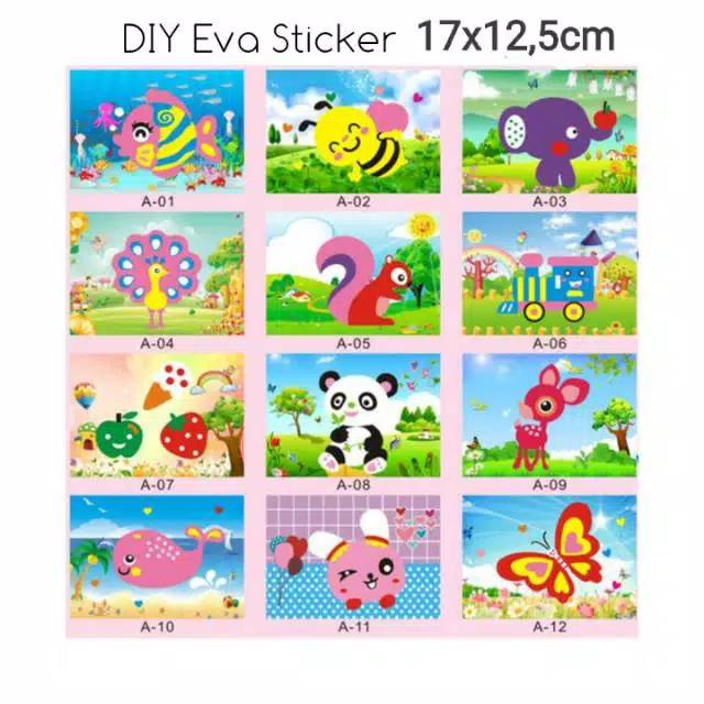 BIANCA - DIY EVA Sticker / Prakarya Anak Stiker EVA