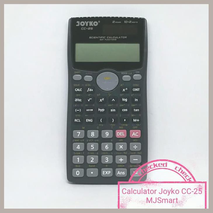 

CALCULATOR ATAU CALCULATOR SCIENTIFIC JOYKO CC-25 - HITAM