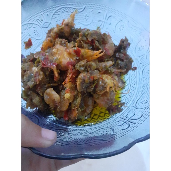 

udang caberawit campur lada bimas, pedas
